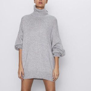 ZARA Turtleneck Plush Soft Oversized Turtleneck